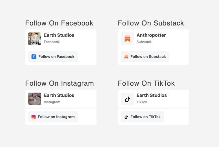 Rendered deliverable page showing cleaned Substack link presentation